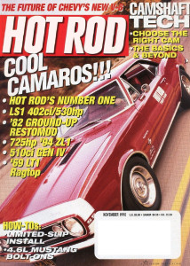 HOT ROD 1998 NOV - FORD 4.6L, C-1500, HOT CAMAROS
